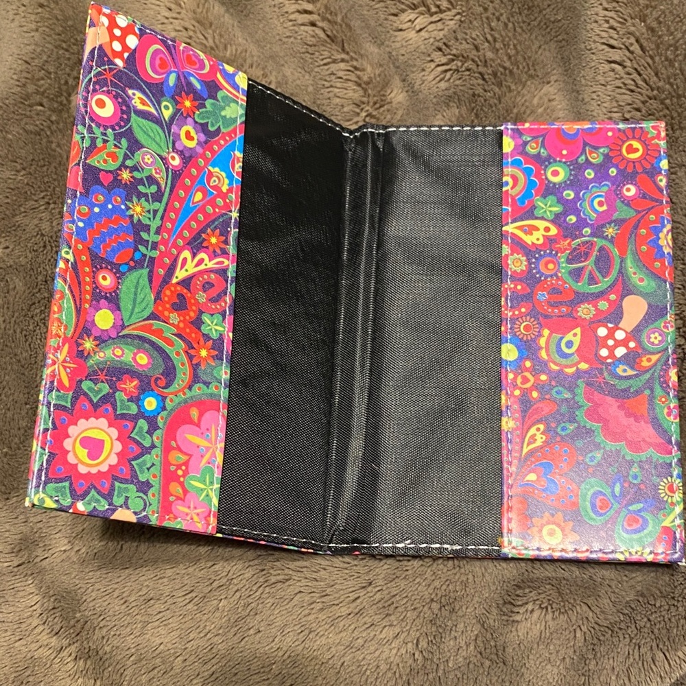 Colorful Paisley Passport Holder - Picture 2 of 3